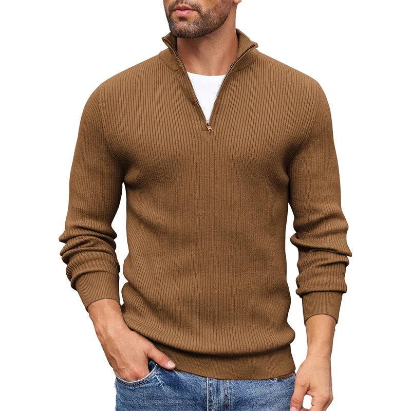 Hydeon | Classic Ribbed Comfort Sweater