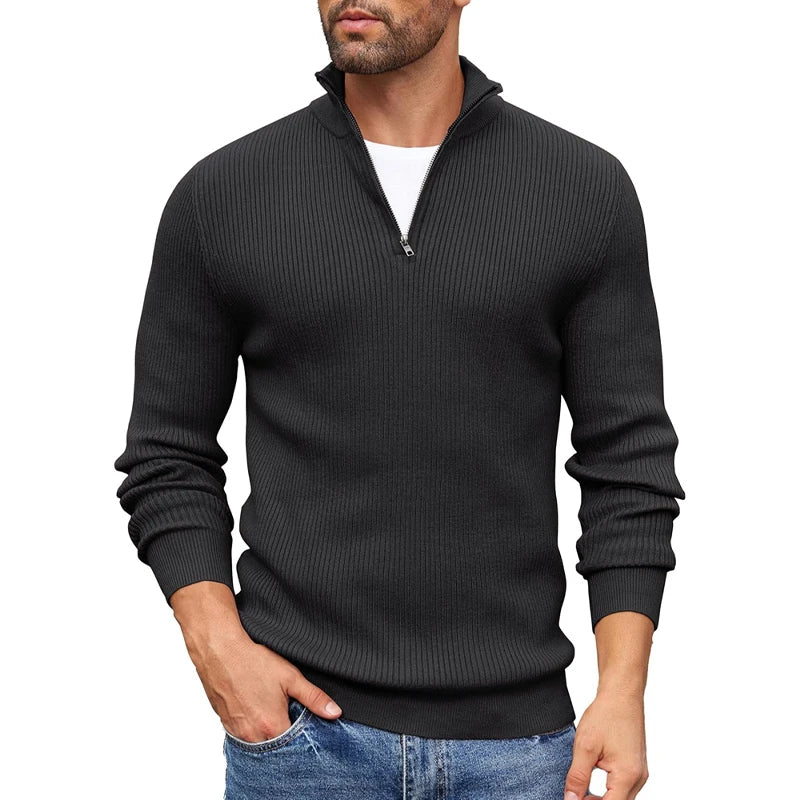 Hydeon | Classic Ribbed Comfort Sweater