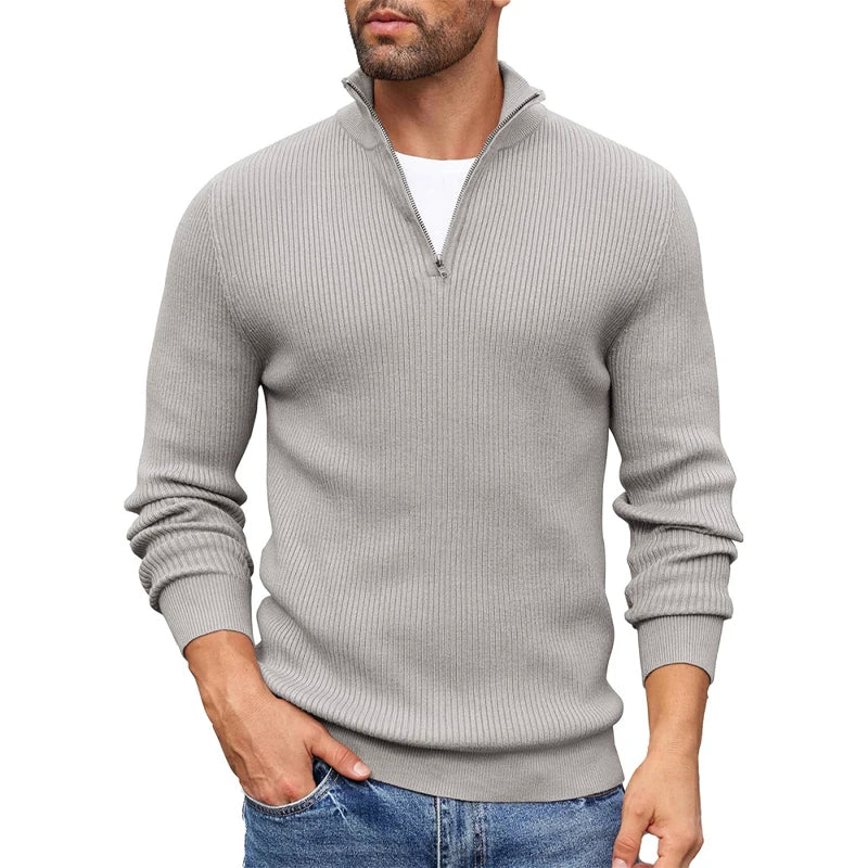 Hydeon | Classic Ribbed Comfort Sweater