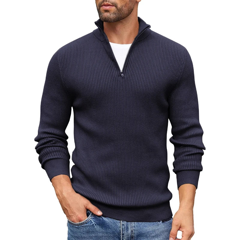 Hydeon | Classic Ribbed Comfort Sweater