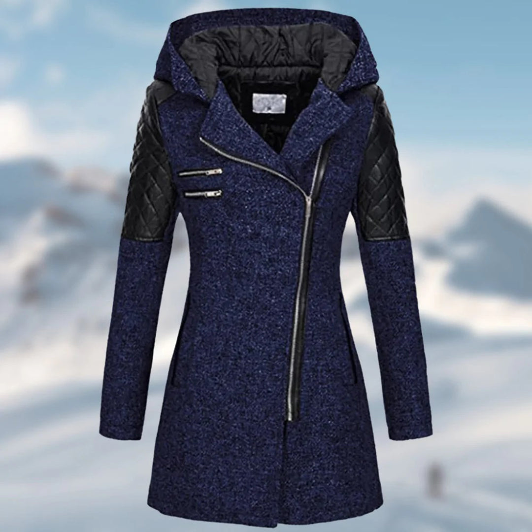 Women's Long Winter Coat with Hood