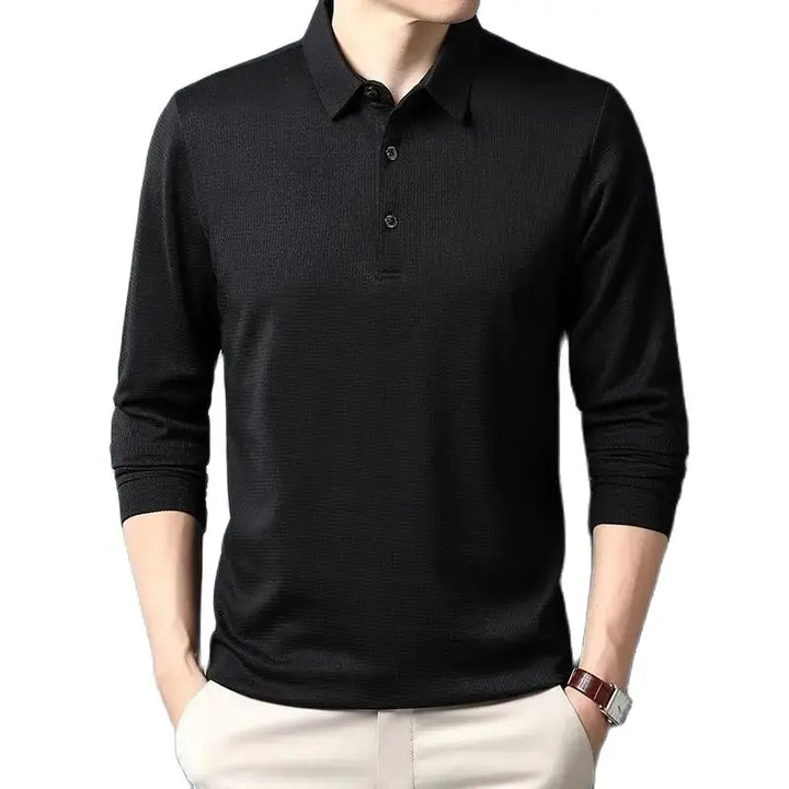 Sean | Casual Waffle Polo Shirt