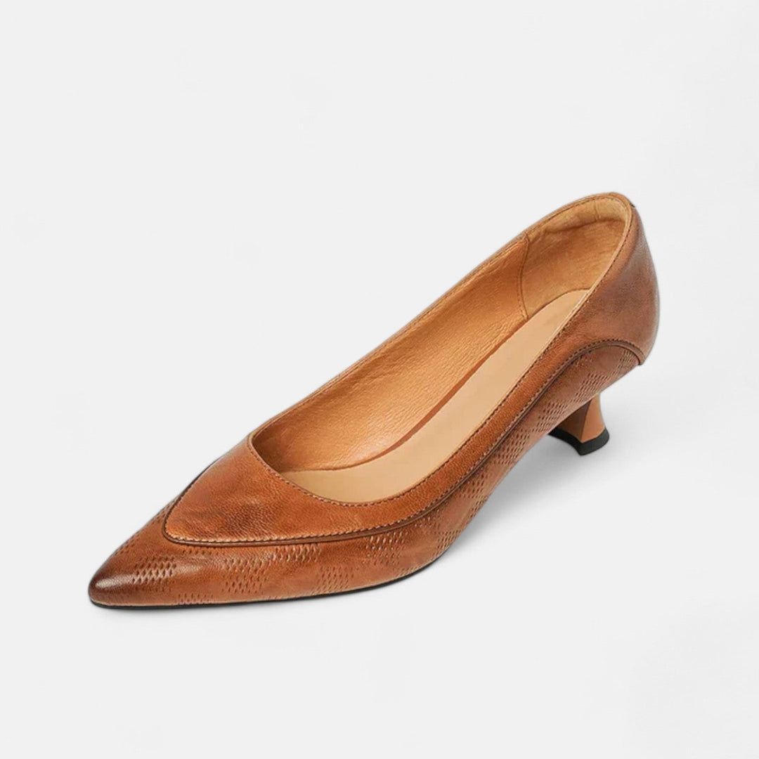Lirenne | Leather Heels