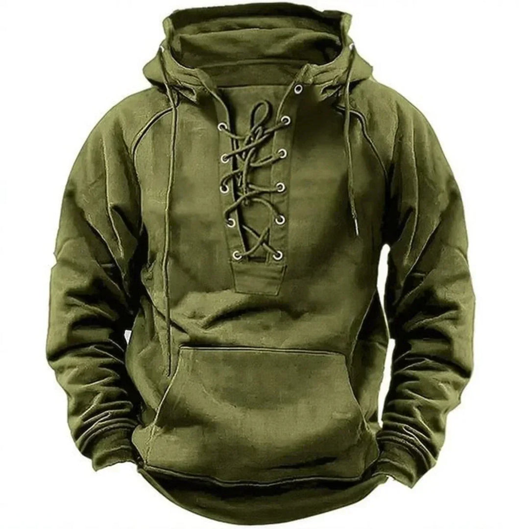 Cedrin | Rugged Drawstring Hoodie