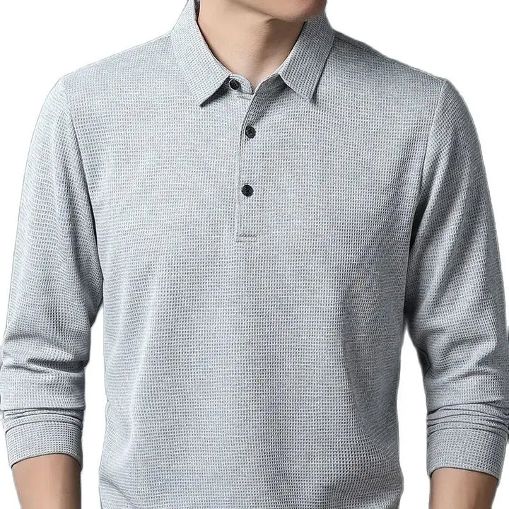 Sean | Casual Waffle Polo Shirt