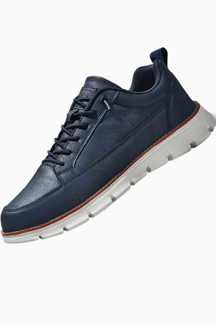 James – Comfortable Leather Trainers