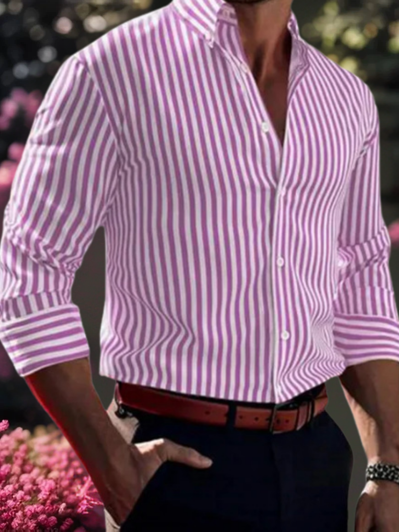 Robert | Perfect Fit Striped Shirt