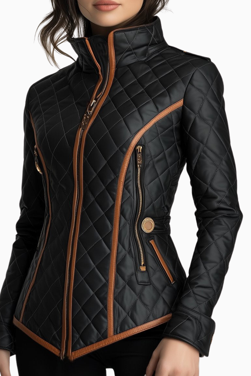 Lillian | Diamond-quilted Padded Jacket