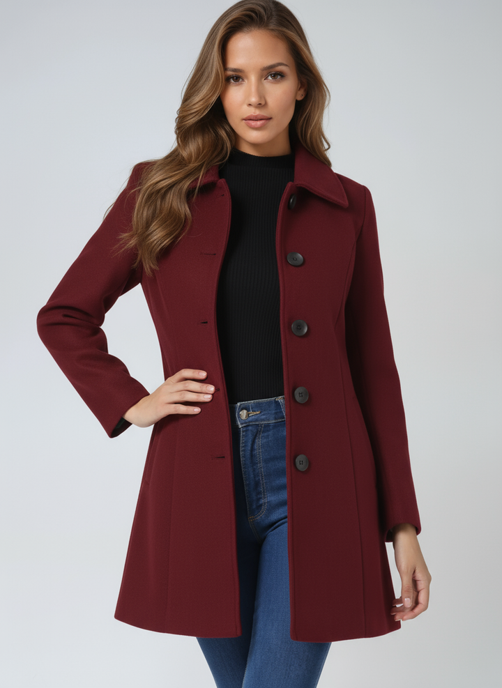 Sylvia | Women's Single Breasted Winter Trench Coat