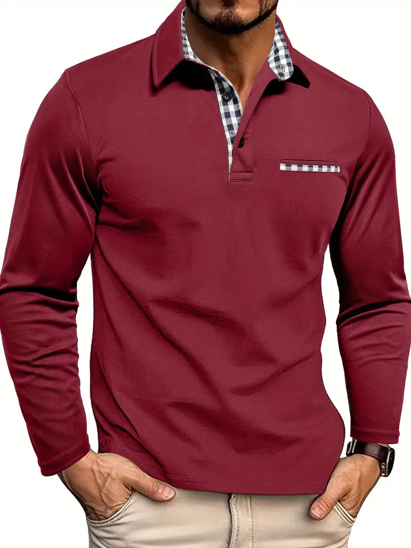 Tristan | Smart Casual Long-Sleeve Polo