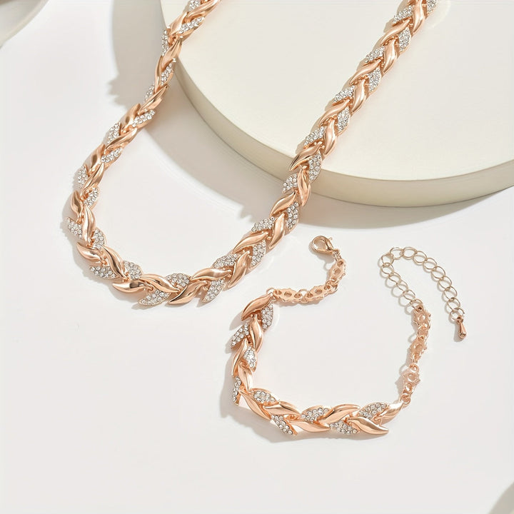 Claudine | Fish Tail Necklace & Bracelet Set