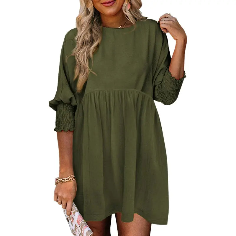 KYLIE™ – Casual Flowy Tunic Mini Dress