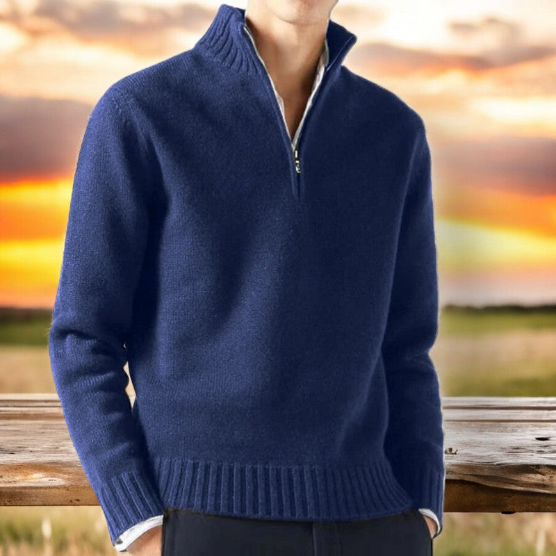 Marlowe | Classic Quarter-Zip Sweater