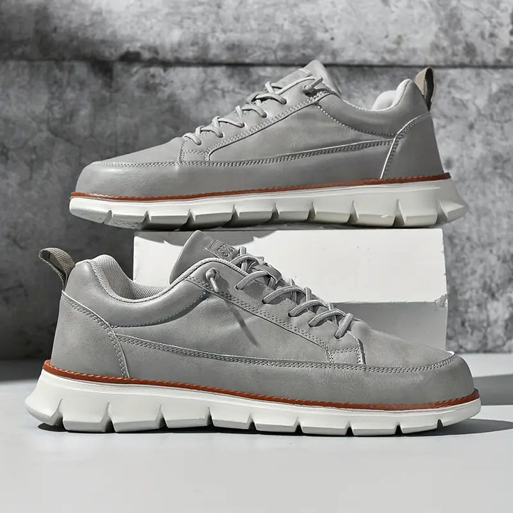 James – Comfortable Leather Trainers