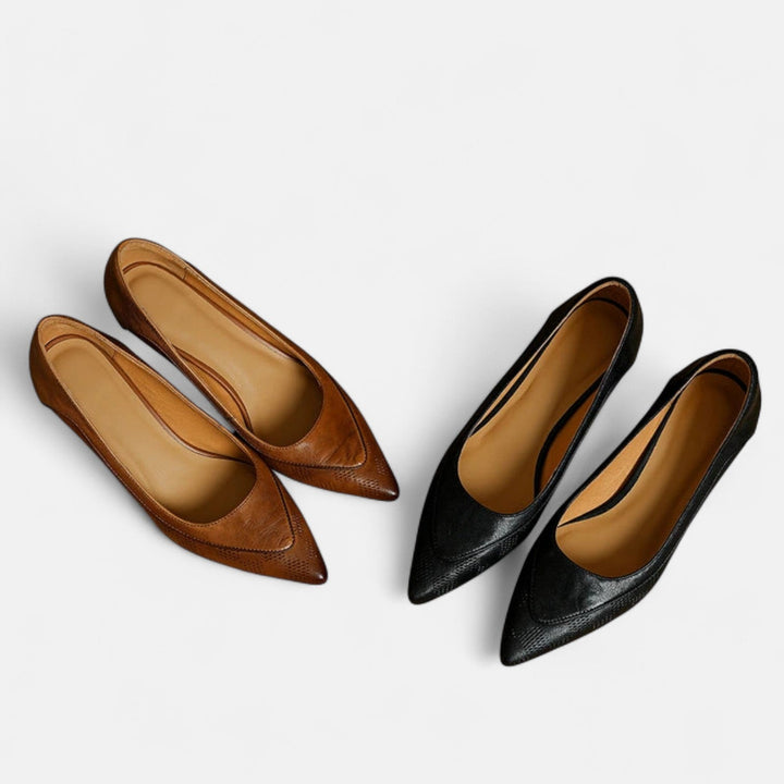 Lirenne | Leather Heels
