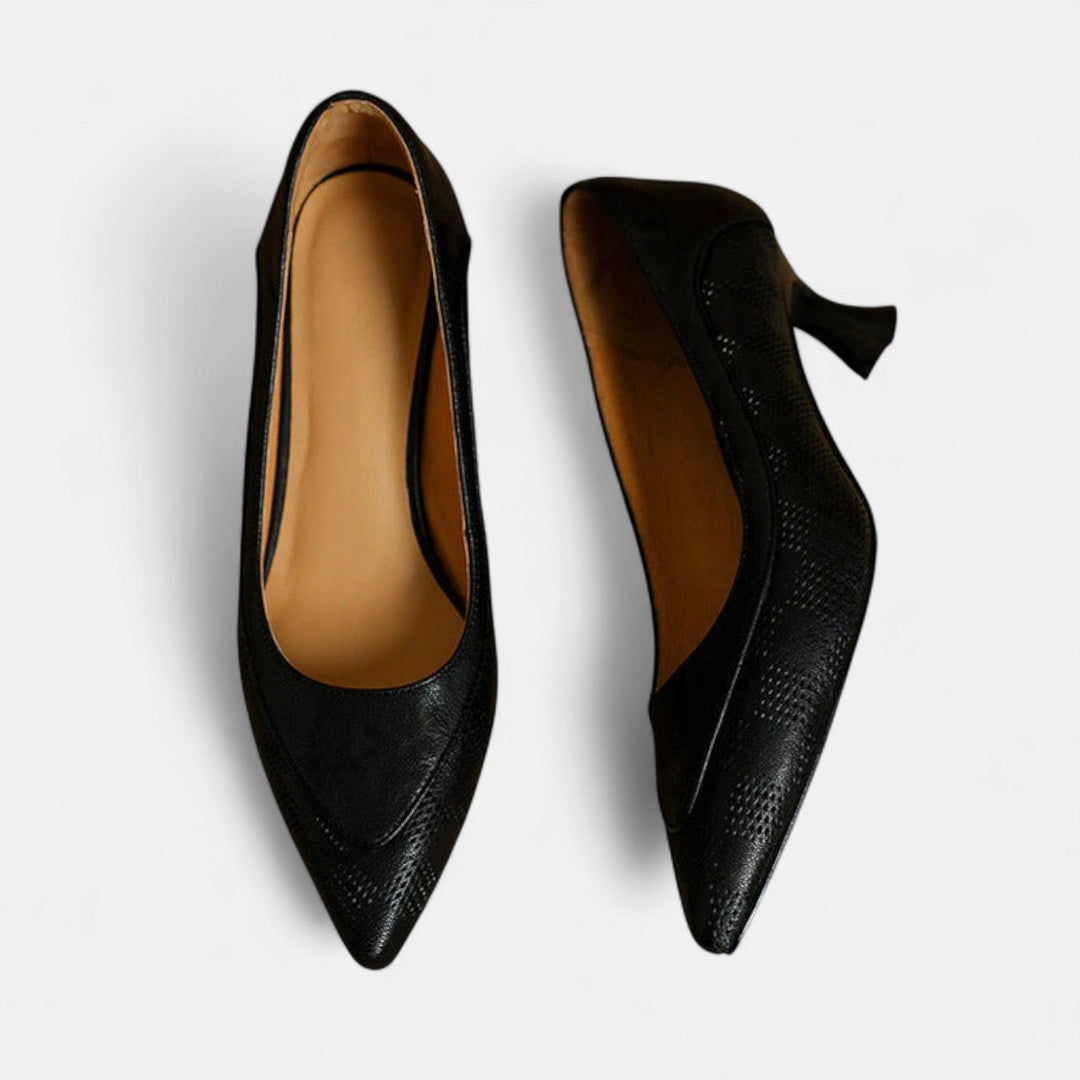 Lirenne | Leather Heels