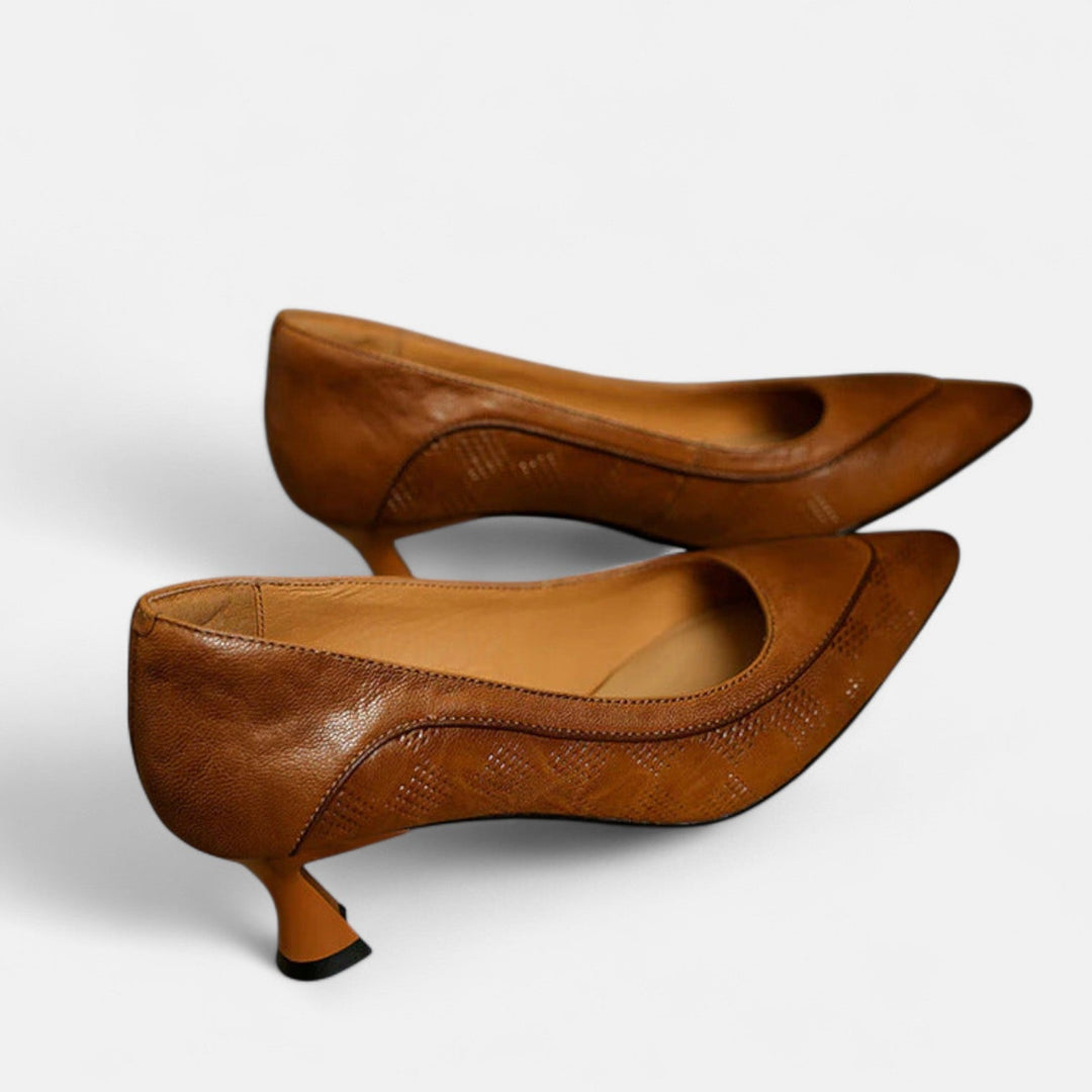 Lirenne | Leather Heels