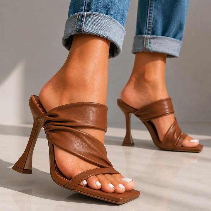 Sophia | Twisted Heel Sandals