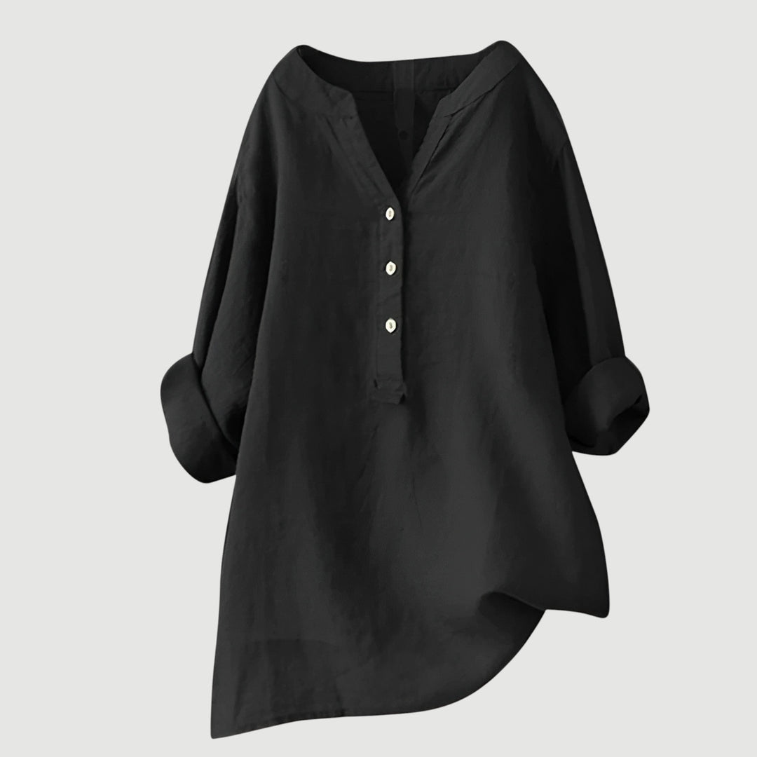 Sophia | Airy Button-Down Shirt