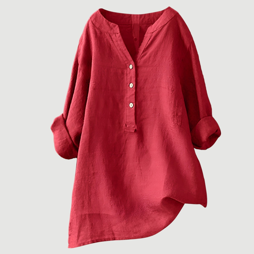 Sophia | Airy Button-Down Shirt