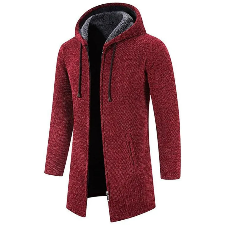 Khier - Refined Hooded Long Coat