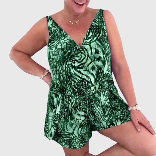 Elena | Elegant V-Neck Swimsuit