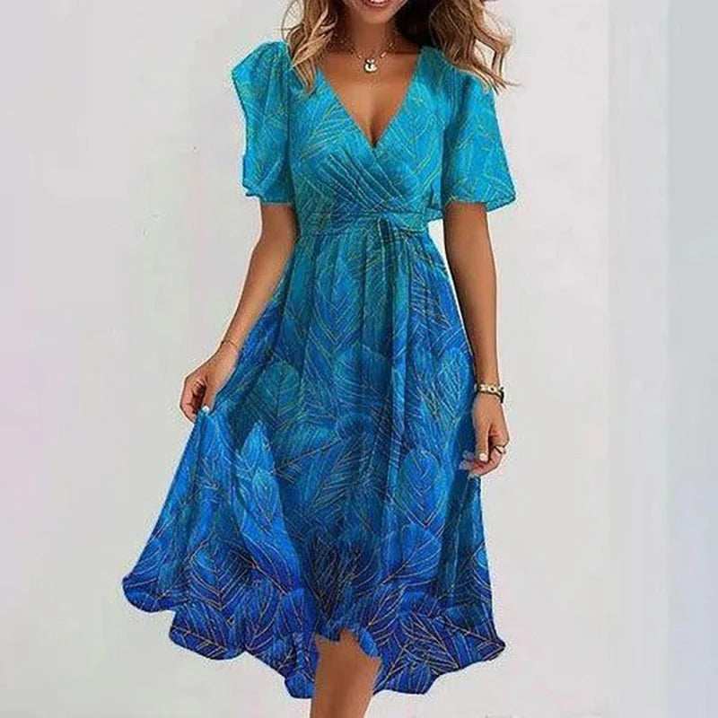 Yara | Elegant Colorful Dress