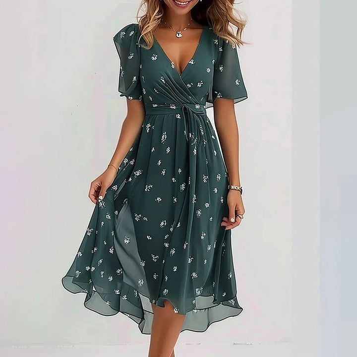 Yara | Elegant Colorful Dress