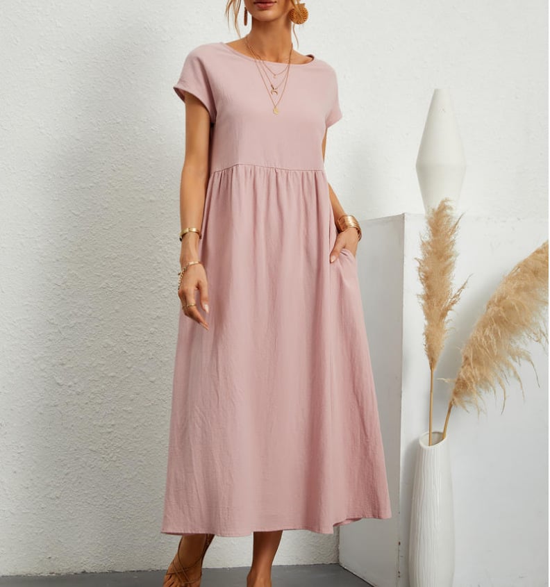Sylvia | Solid Color Loose Dress