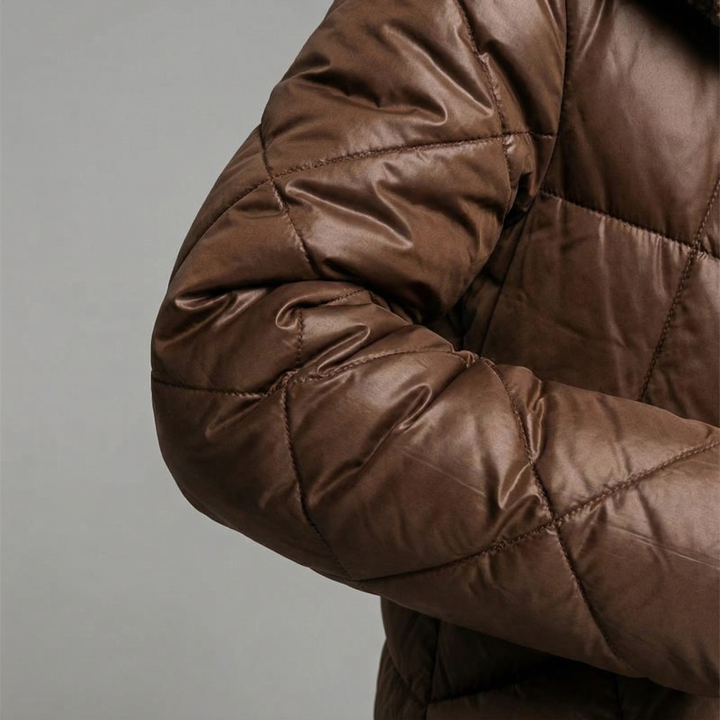 Naomi | Longline Quilted Winter Coat