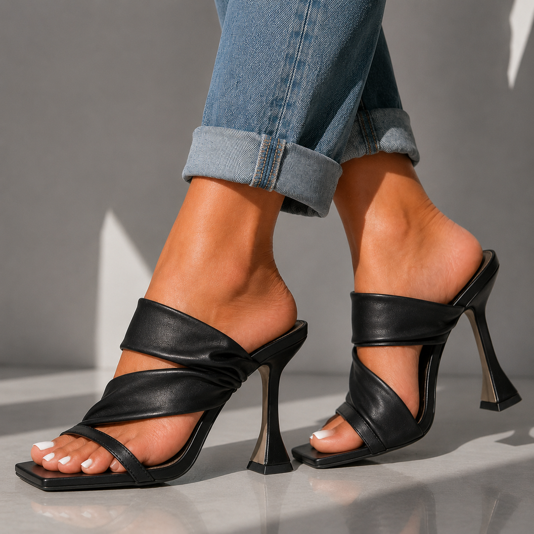 Sophia | Twisted Heel Sandals