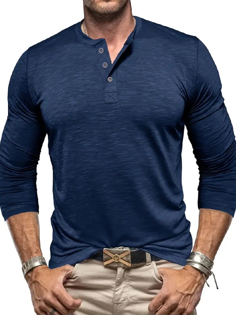 James | Supreme Fit Henley Shirt