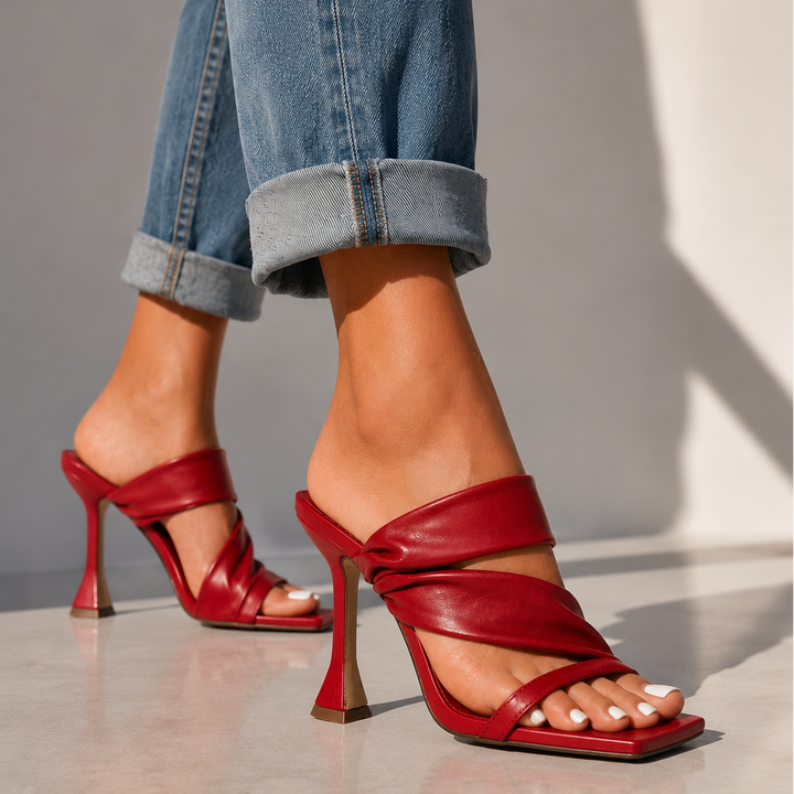 Sophia | Twisted Heel Sandals