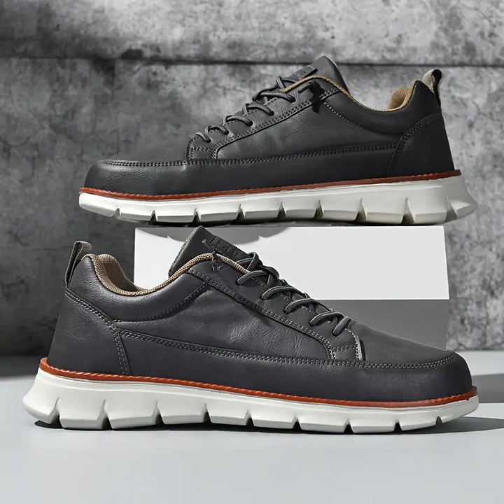 James – Comfortable Leather Trainers