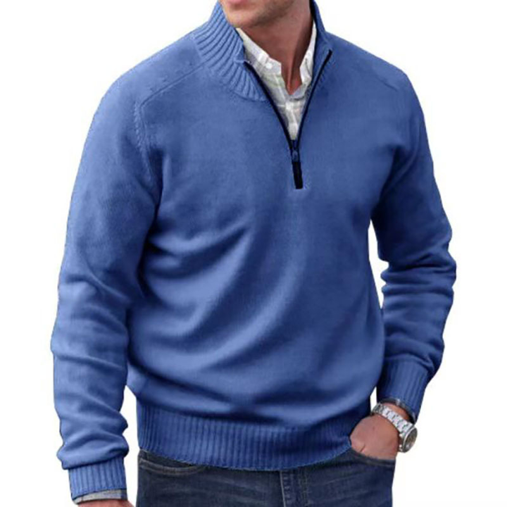 Vicente | Stylish Italian Zip Sweater