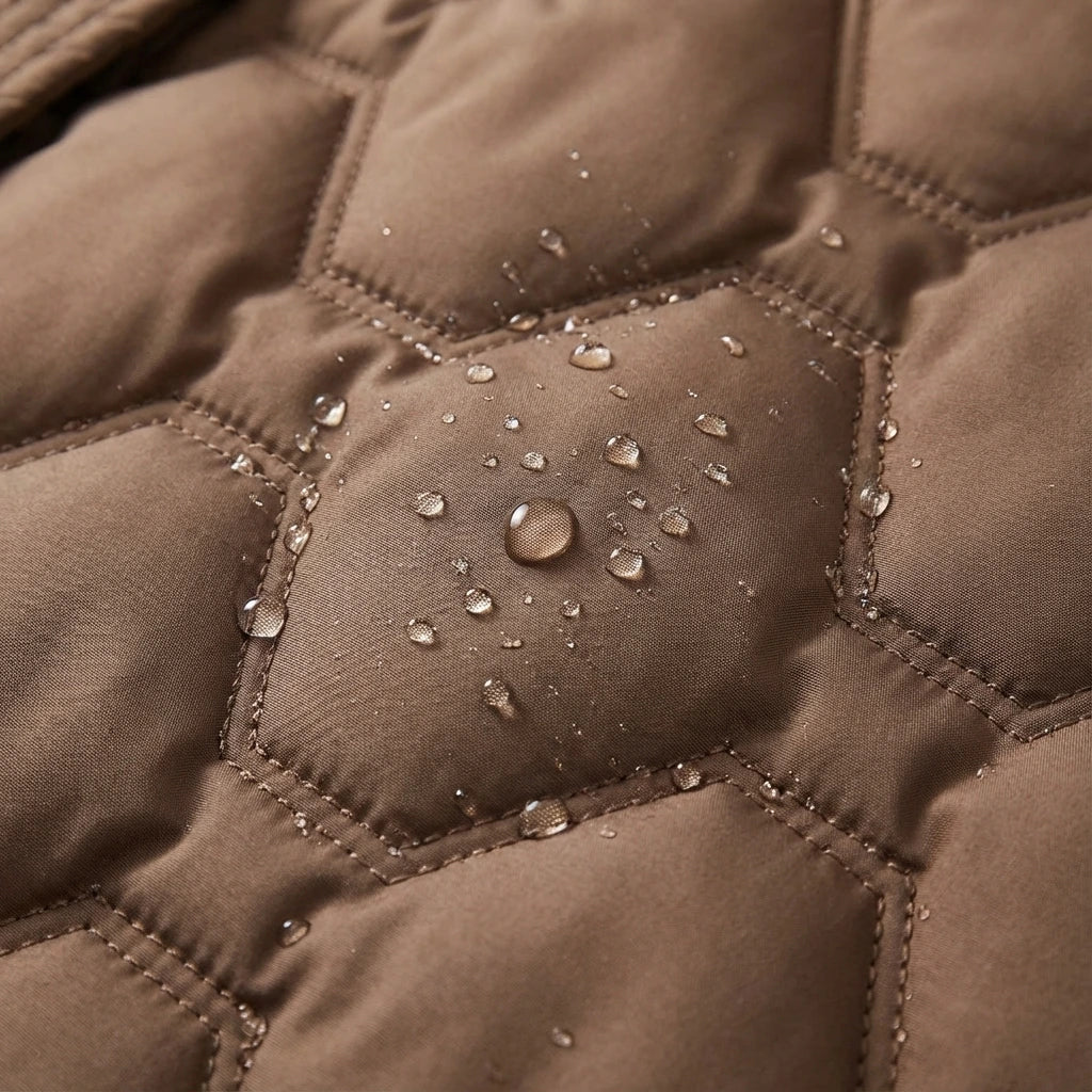 Sophie | Long Quilted Down Coat With A Hood