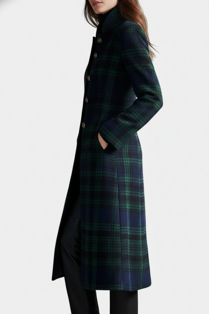 Miranda | Timeless Plaid Elegant Coat