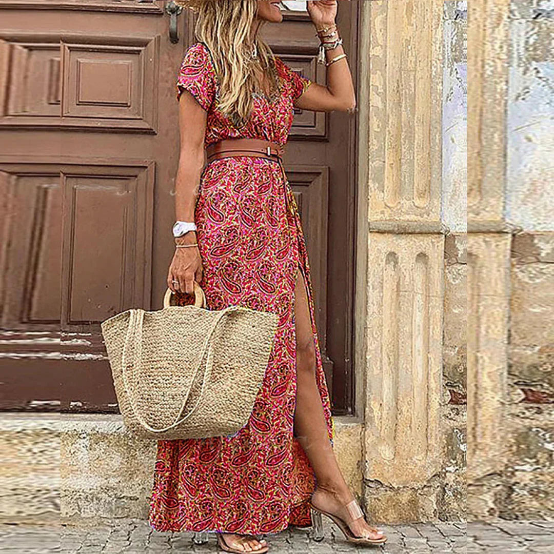 Savannah | Boho Midi Dress