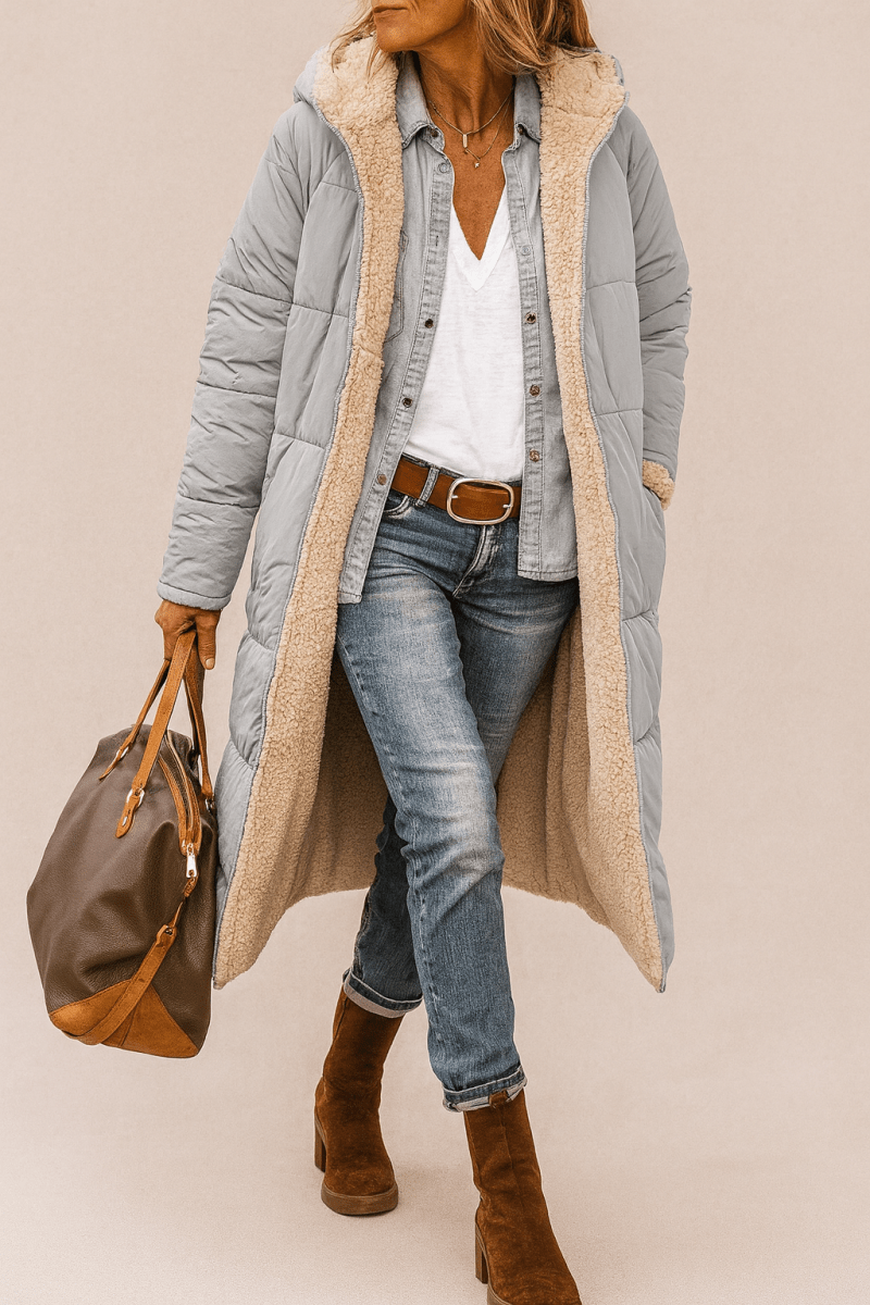SASHA | SOFT AND  LUSH REVERSIBLE COAT