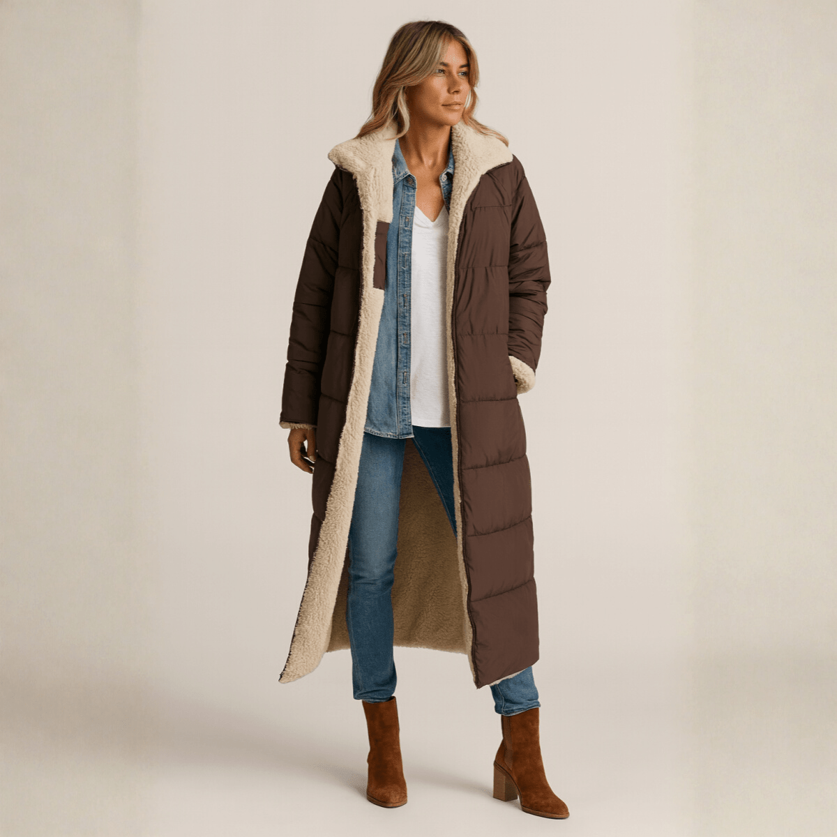 SASHA | SOFT AND  LUSH REVERSIBLE COAT