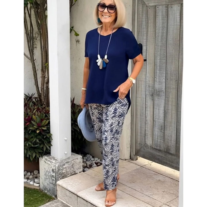 Maria | Effortless Printed Two-Piece Set