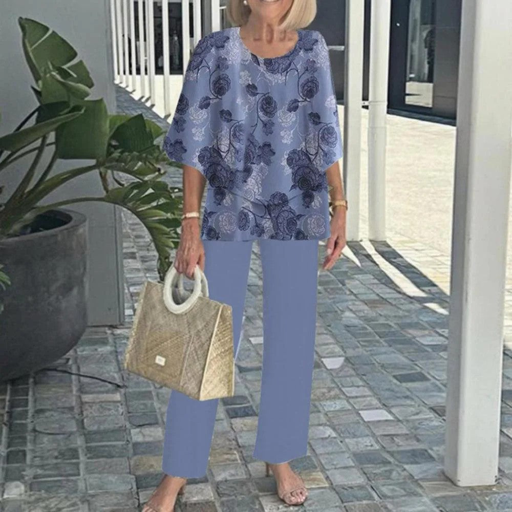 Clara | Casual Printed Two Piece Set