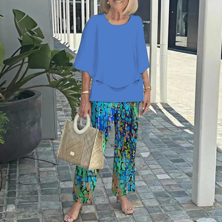 Clara | Casual Printed Two Piece Set
