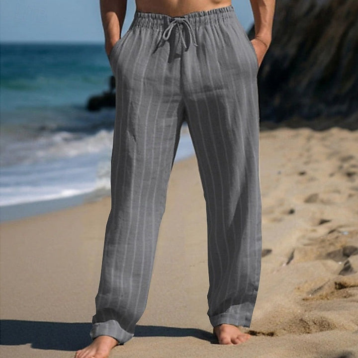 Mathias | Casual Elegance Striped Pants