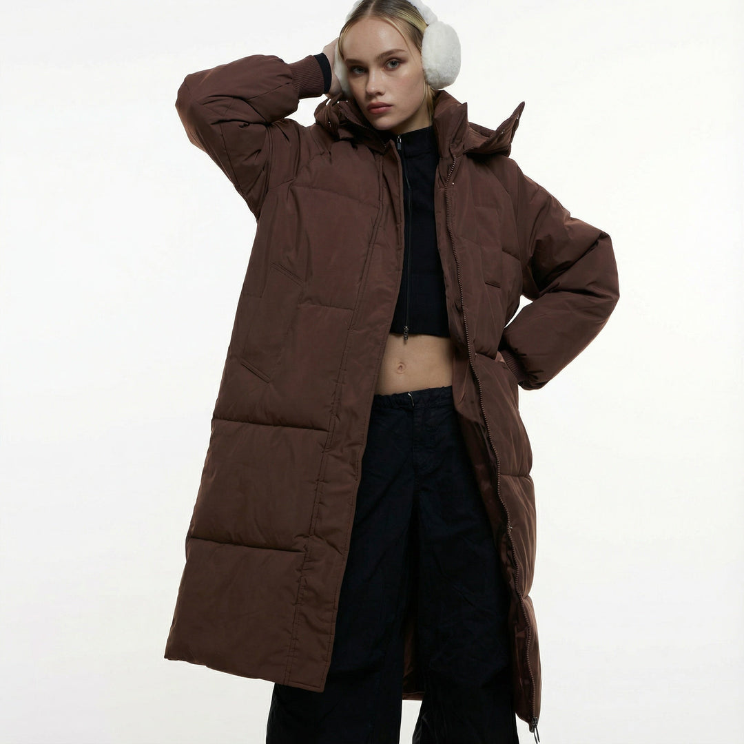Gigaty | Classic Hooded Long Puffer Coat