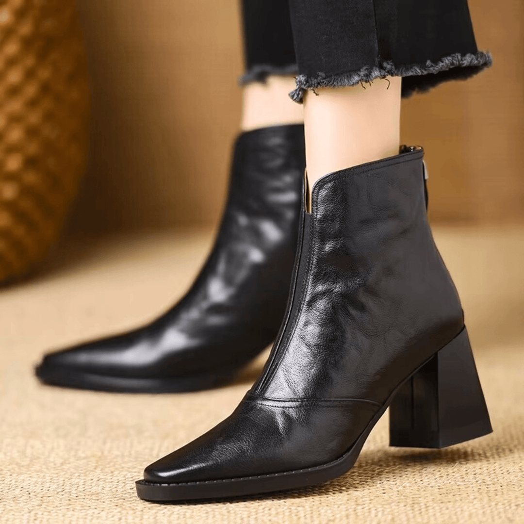 Rosalie | Luxury Mid-Heel Ankle Boots