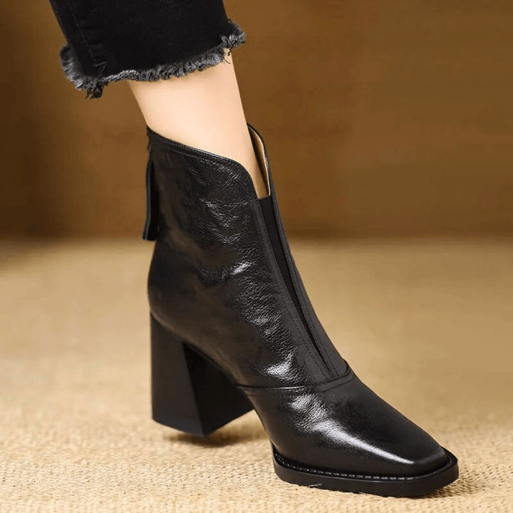 Rosalie | Luxury Mid-Heel Ankle Boots